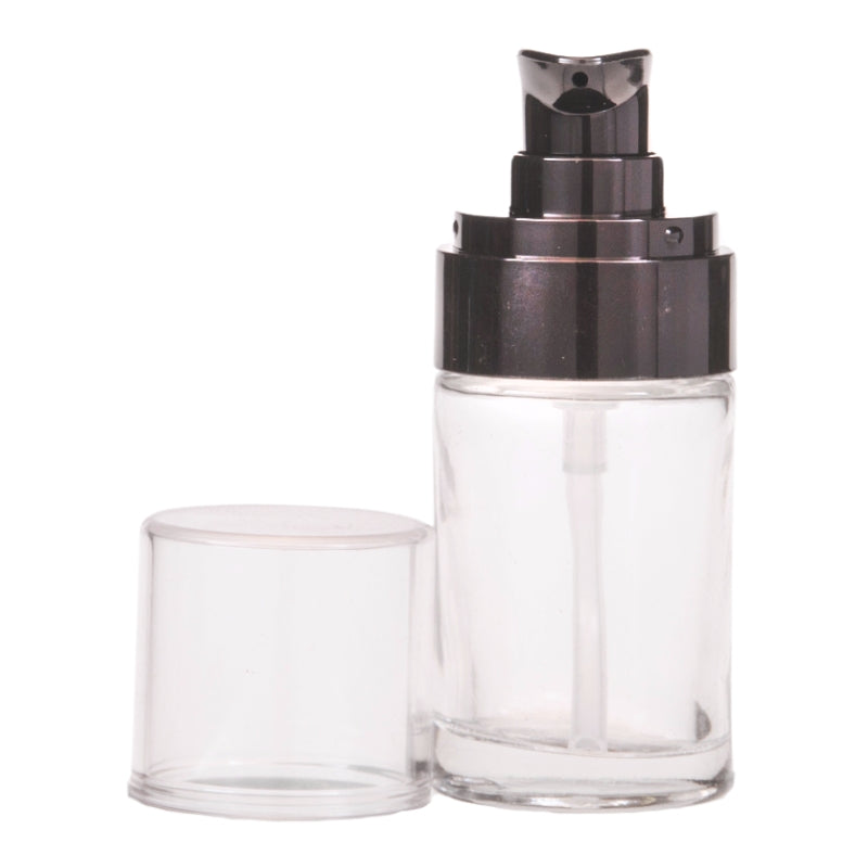 30ml Loretta Bottle and Black Serum Pump