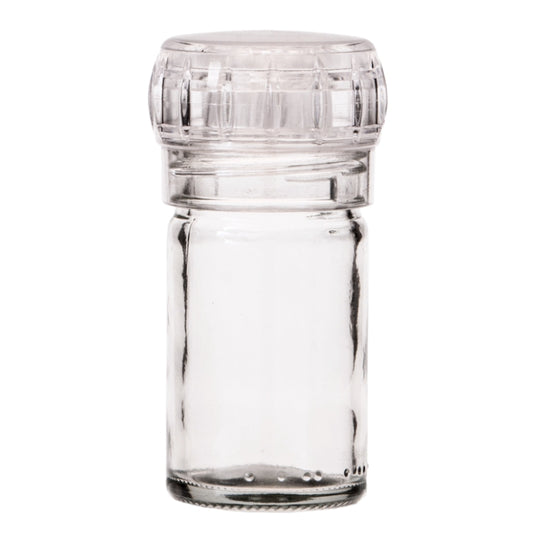 50ml Clear Glass Shaker Jar with Reusable Grinder - Clear
