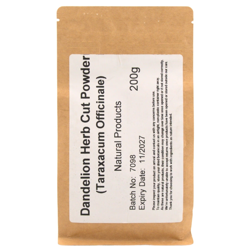 Dandelion Herb Cut Powder (Taraxacum officinale) - Bulk