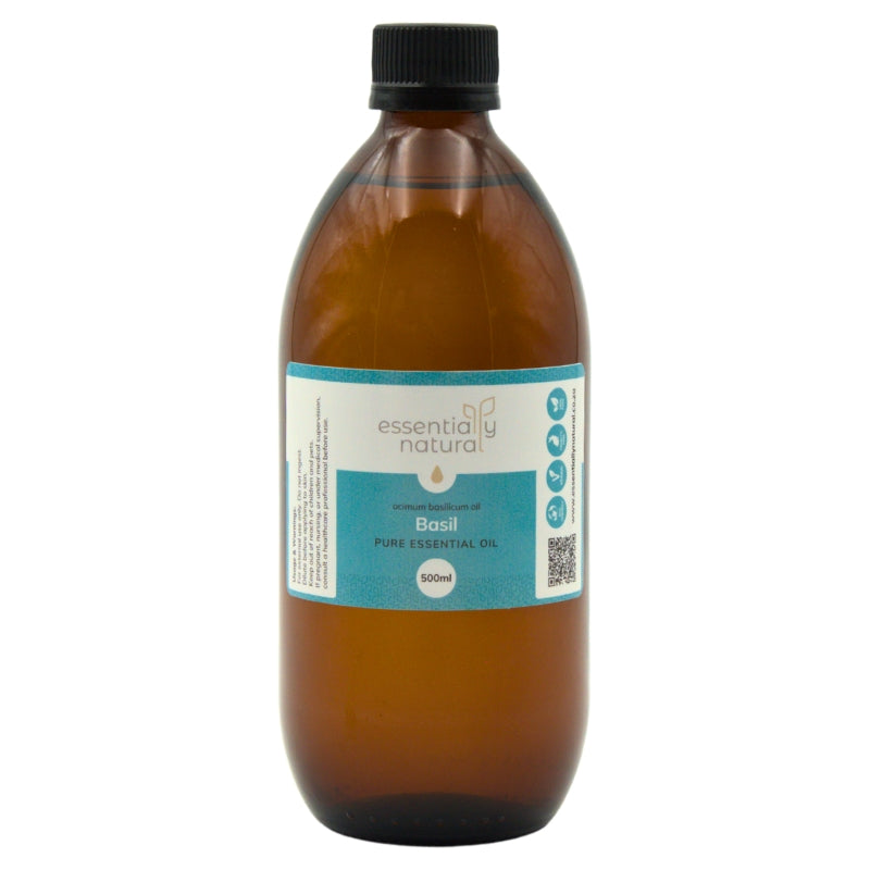 Essentially Natural Basil Pure Essential Oil