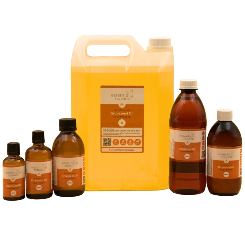 Grapeseed Oil | Cold Pressed Carrier Oil for Skin & Hair