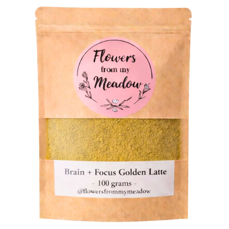 Flowers From My Meadow Brain + Focus Golden Latte