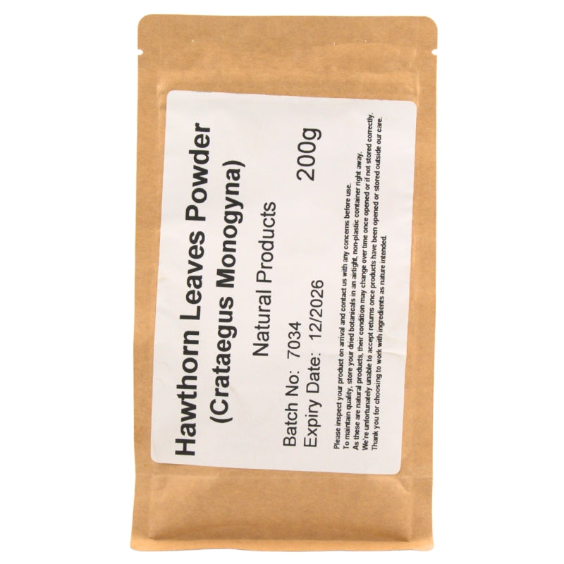 Hawthorn Leaves Powder (Crataegus monogyna) - Bulk
