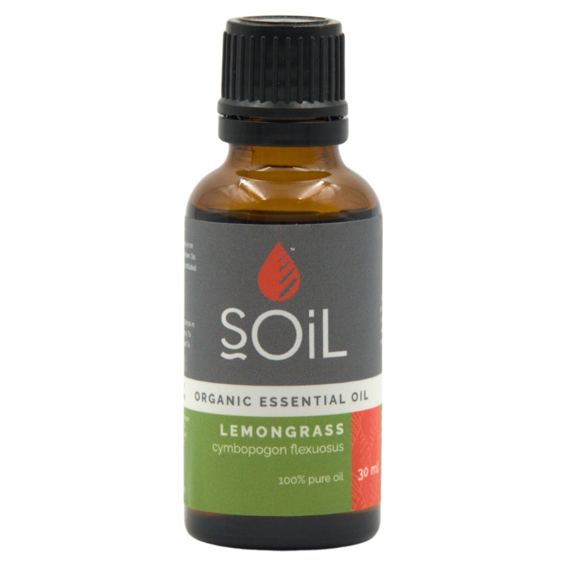 SOiL Organic Lemongrass Essential Oil