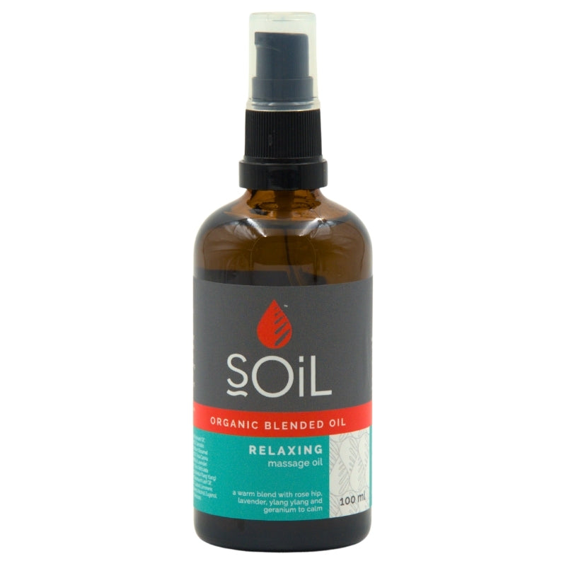 Soil Organic Relaxing Massage Oil Blend