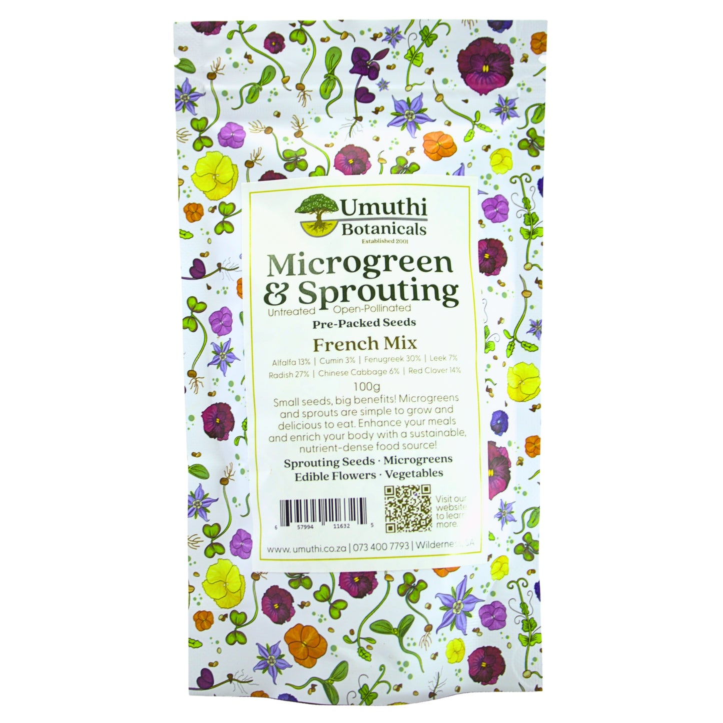 Umuthi French Salad Mix Sprouting Seeds