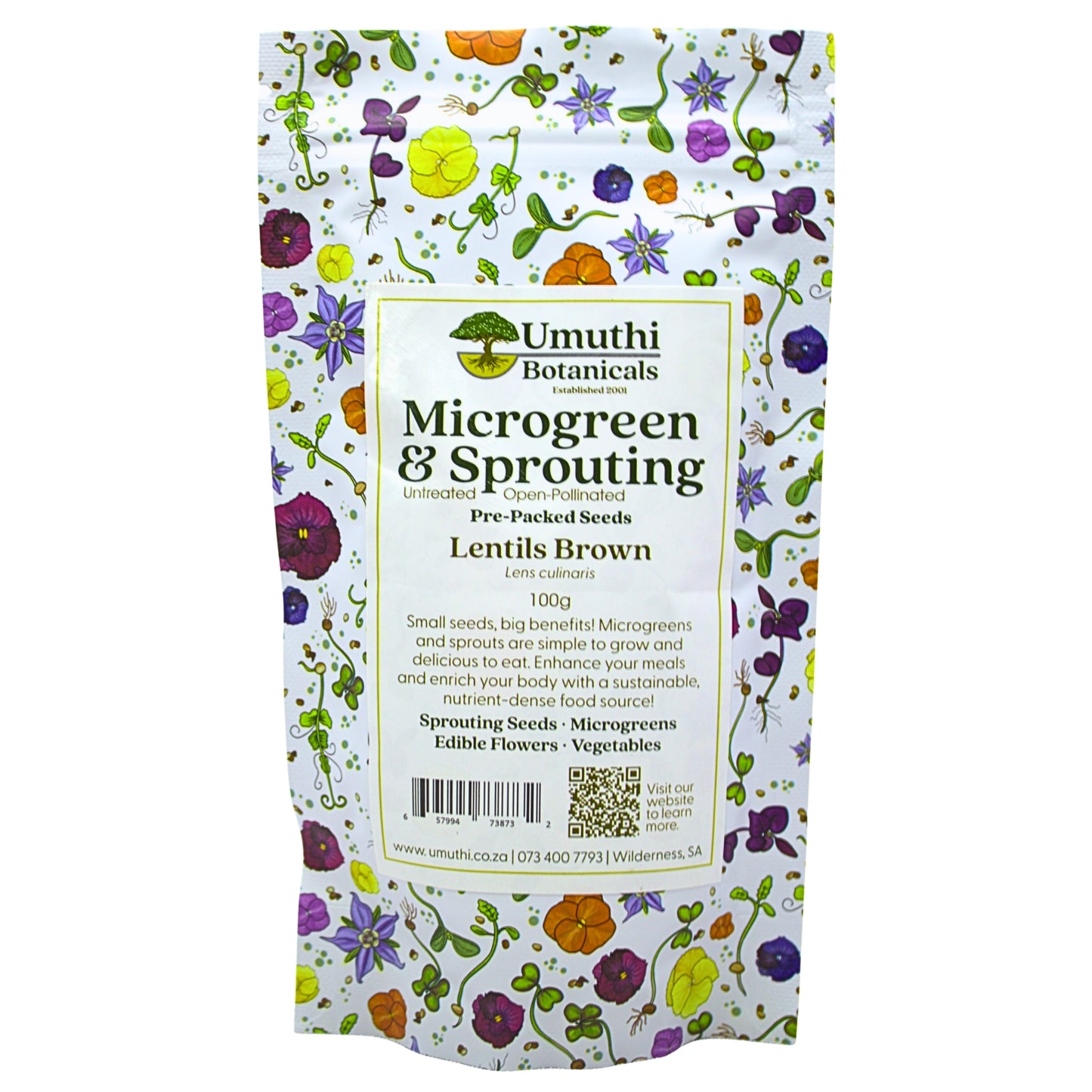 Umuthi Brown Lentil Sprouting Seeds