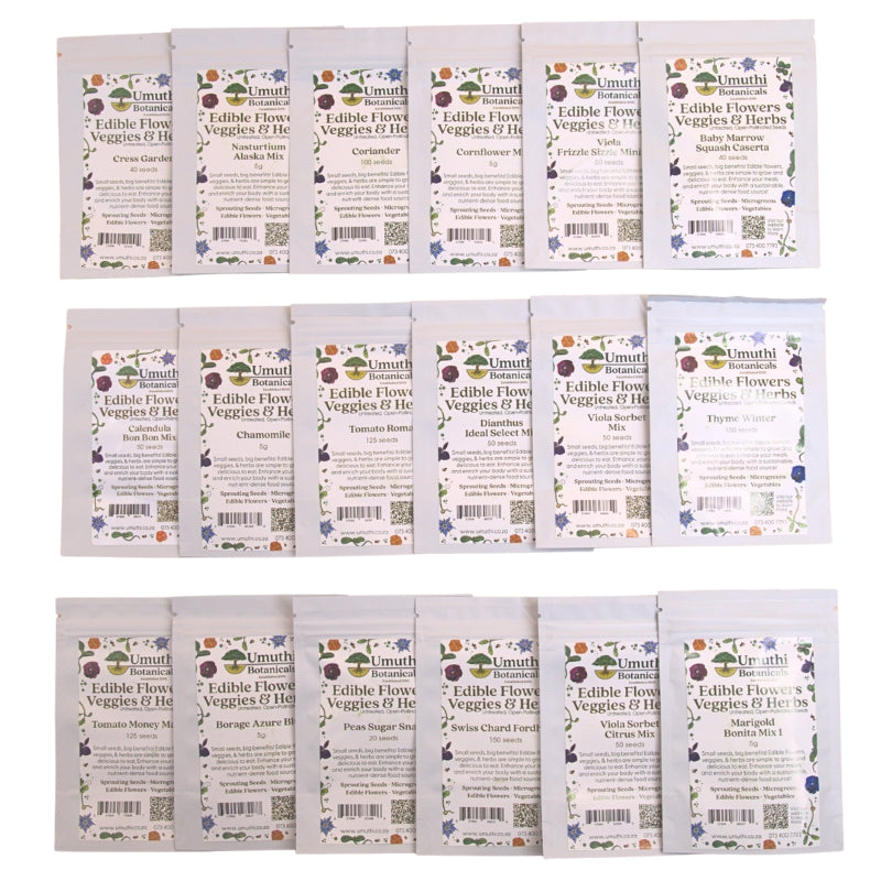 Umuthi Cornflower Mix (Edible Flowers) Growing Seeds