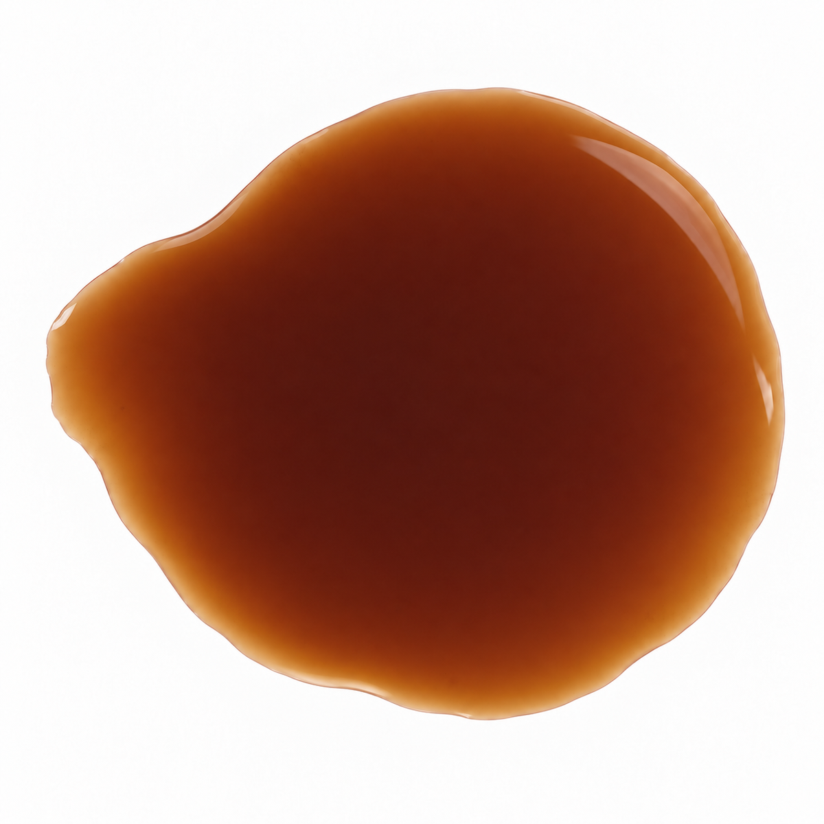 Illustrative liquid swatch of Essentially Natural Liquorice Root Extract in natural propanediol, on a white background.