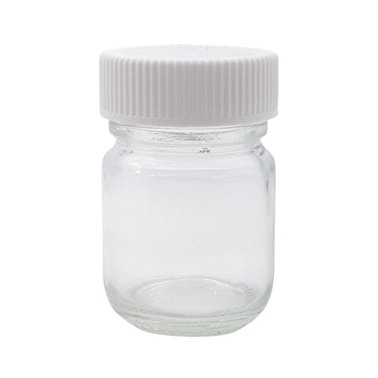 25ml Ointment Jar with White Screw Cap (33/400)