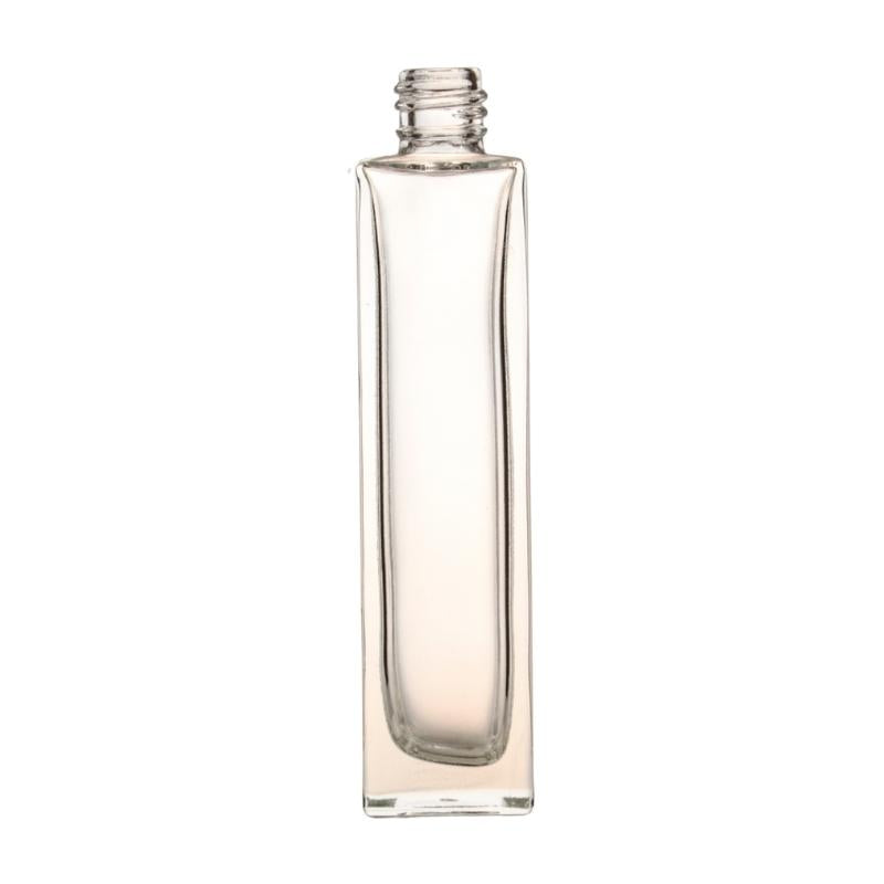 50ml Tall Clear Glass Square Base Perfume Bottle