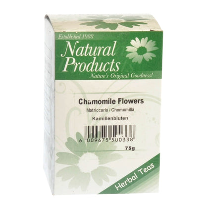 Dried Chamomile Flowers (Matricaria chomomilla) - 75g
