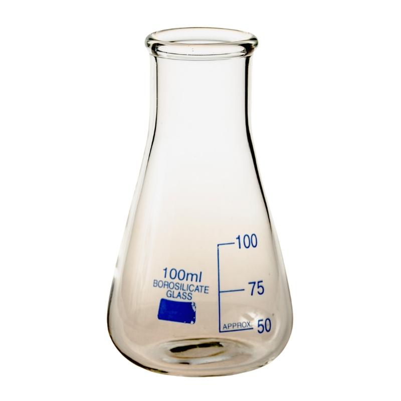 Glass Erlenmeyer Flask (Wide Neck)
