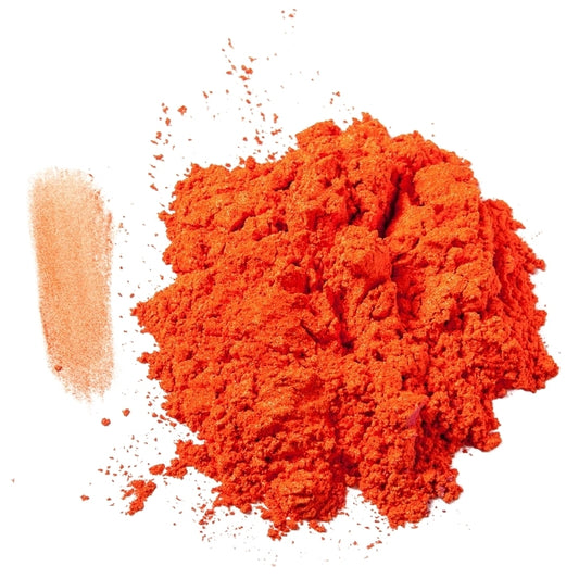 Pearl Lustre Mica Powder - Orange Red