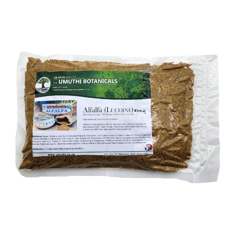 Umuthi Alfalfa Sprouting Seeds (Lucerne)