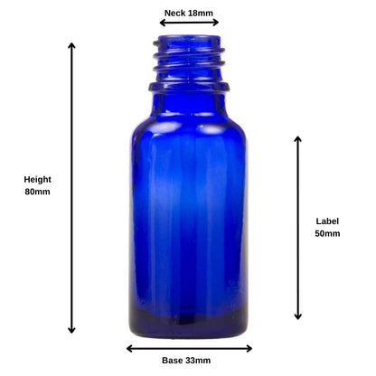 30ml Blue Glass Aromatherapy Bottle