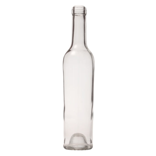 375ml Clear Glass 'Claret' Bottle