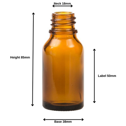 50ml Amber Glass Aromatherapy Bottle