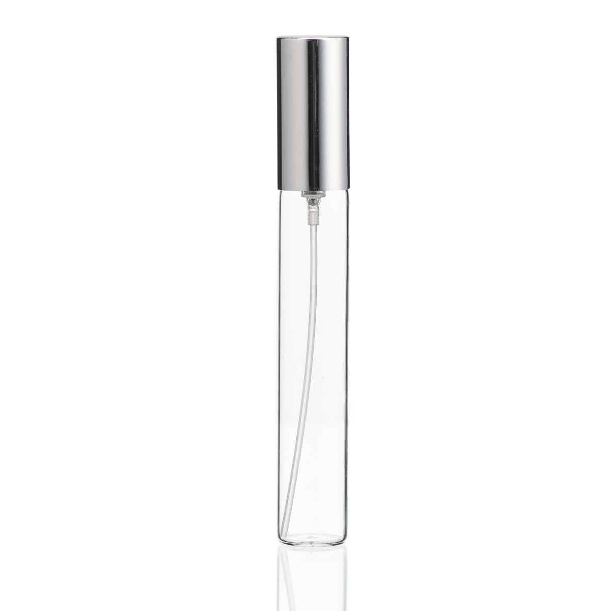 15ml Clear Glass Perfume Vial & Silver Atomiser
