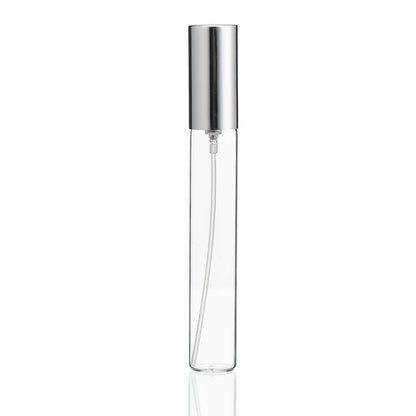 15ml Clear Glass Perfume Vial & Silver Atomiser