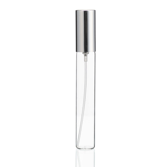 15ml Clear Glass Perfume Vial & Silver Atomiser