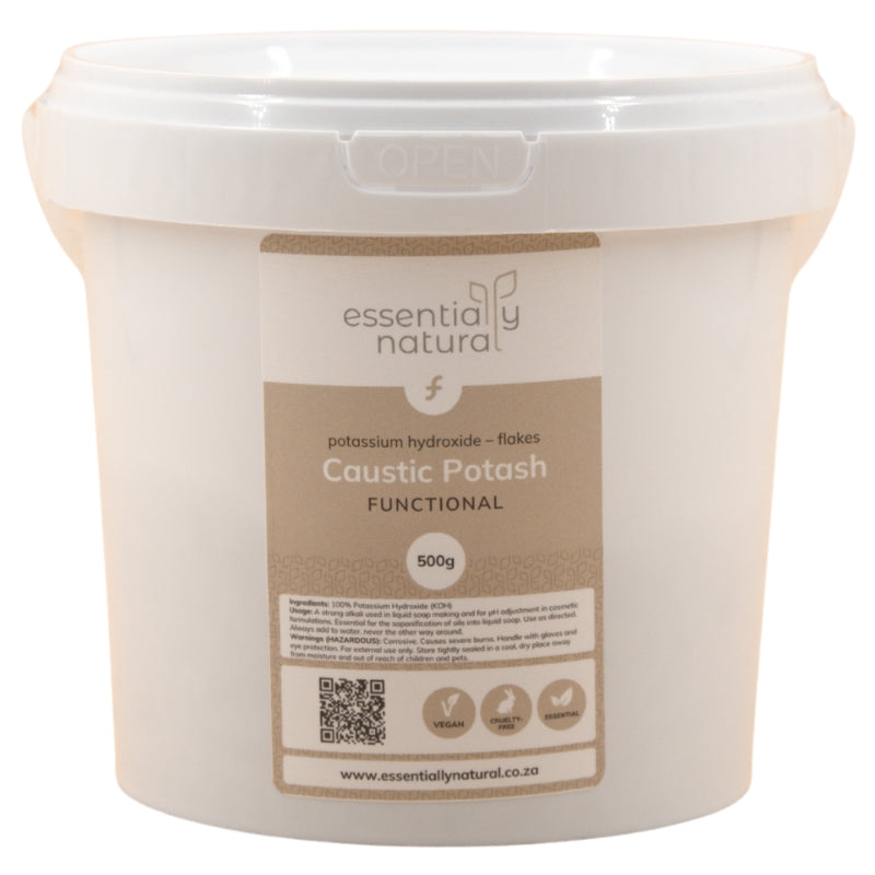 Essentially Natural Caustic Potash (Potassium hydroxide)