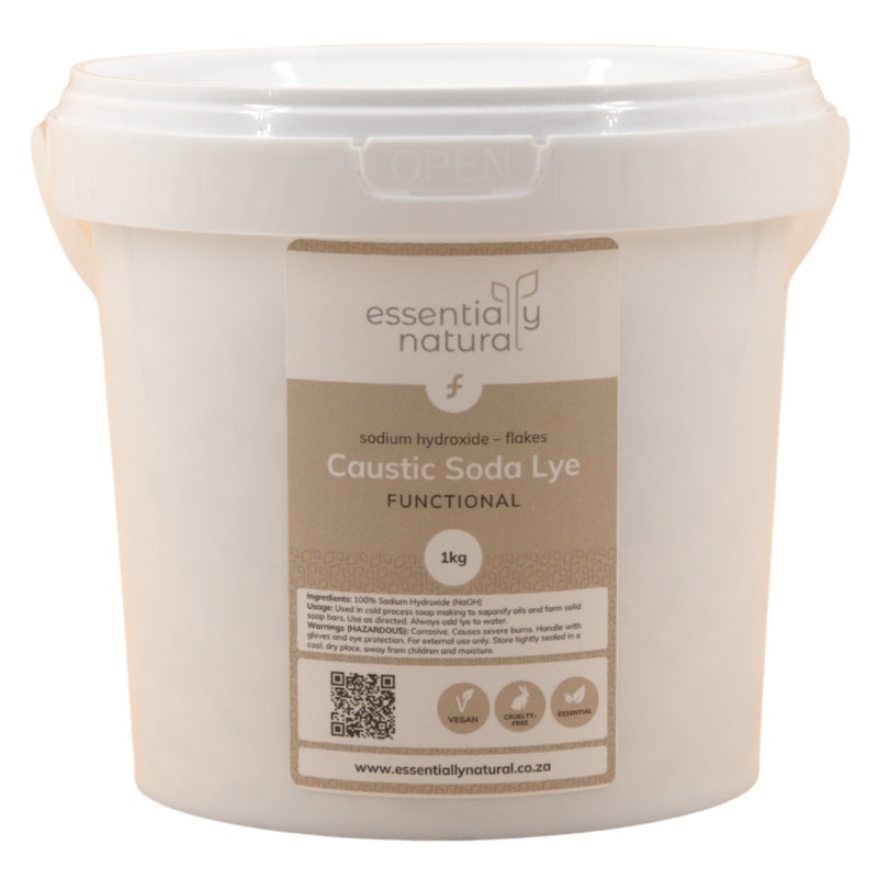 Essentially Natural Caustic Soda Lye (Sodium Hydroxide)