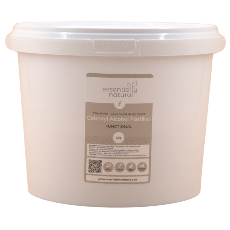 Essentially Natural Ceto Stearyl (Cetearyl Alcohol) Pastilles / Flakes