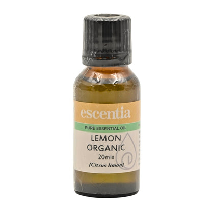 Escentia Organic Lemon Pure Essential Oil