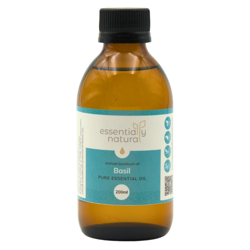 Essentially Natural Basil Pure Essential Oil