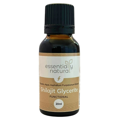 Essentially Natural Shilajit Glycerite (Asphaltum Punjabianum Extract)
