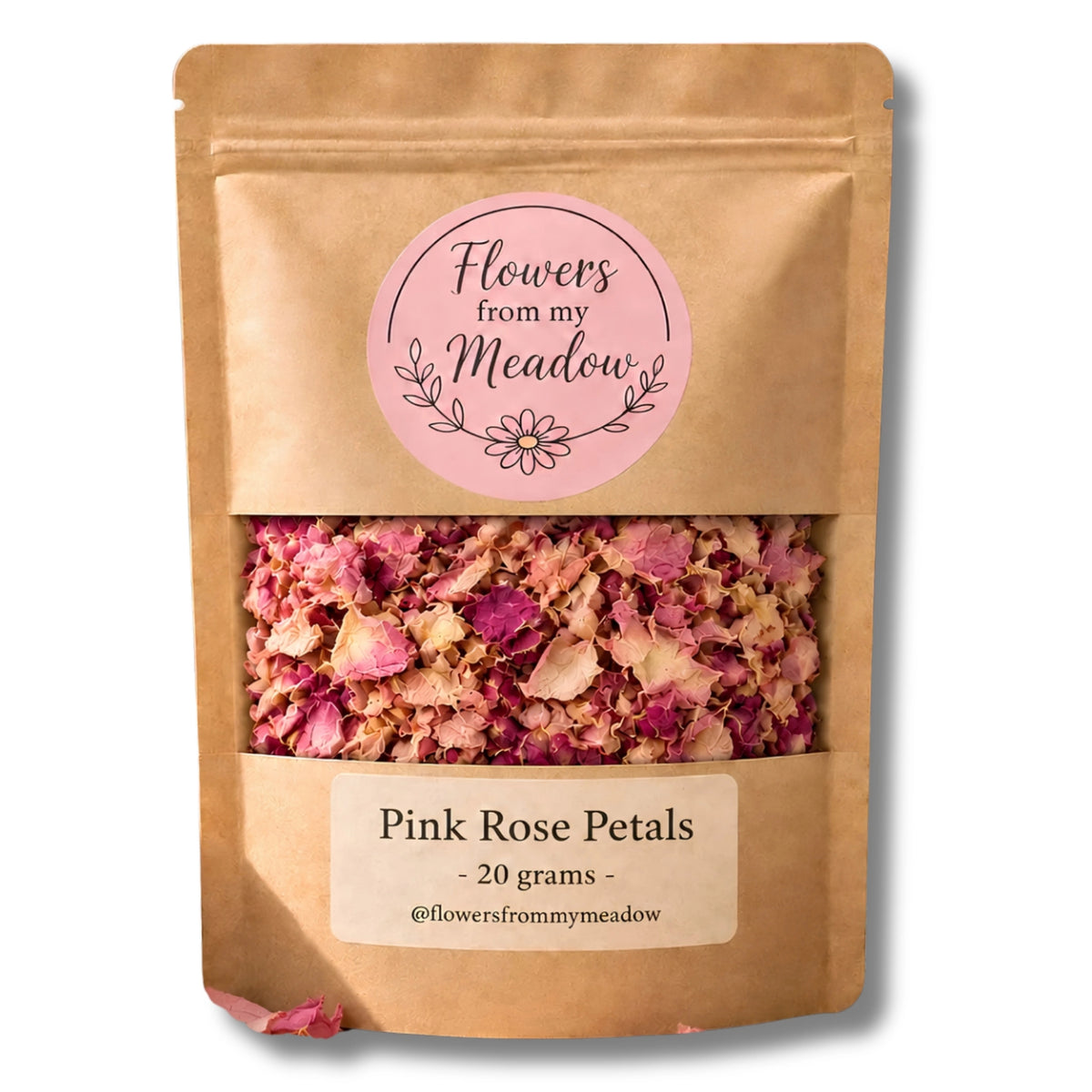 Flowers From My Meadow Pink Rose Petals (20g)