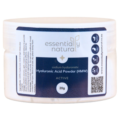 Essentially Natural Hyaluronic Acid Powder - HMW
