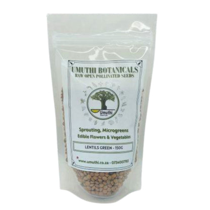 Umuthi Lentils For Sprouting (Green)