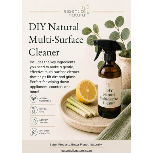 DIY Natural Multi-Surface Cleaner digital recipe card