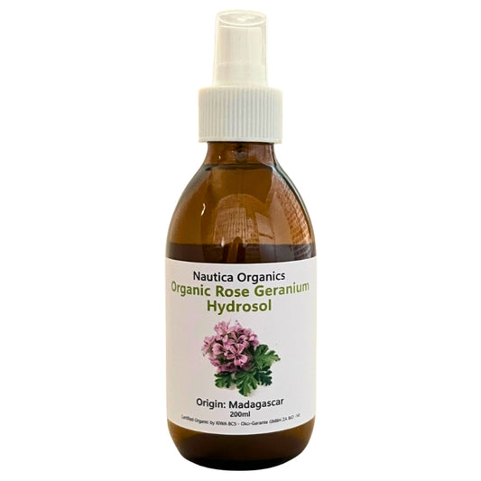 Nautica Organics Rose Geranium Hydrosol - Organic