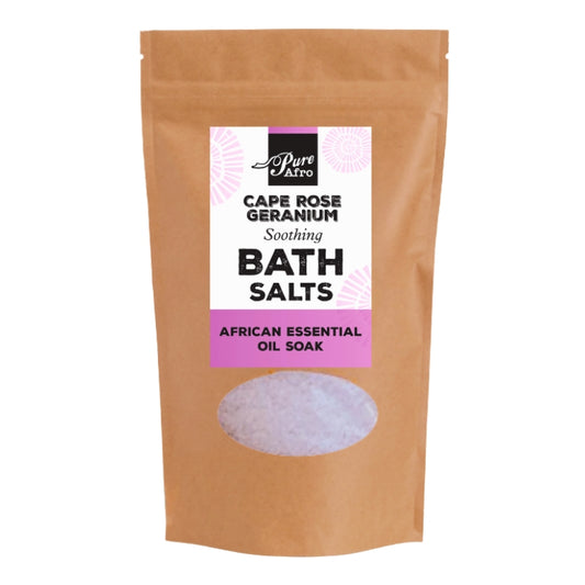 Pure Afro Cape Rose Geranium Bath Salt