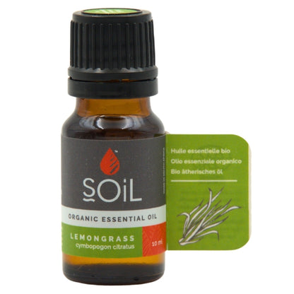 SOiL Organic Lemongrass Essential Oil