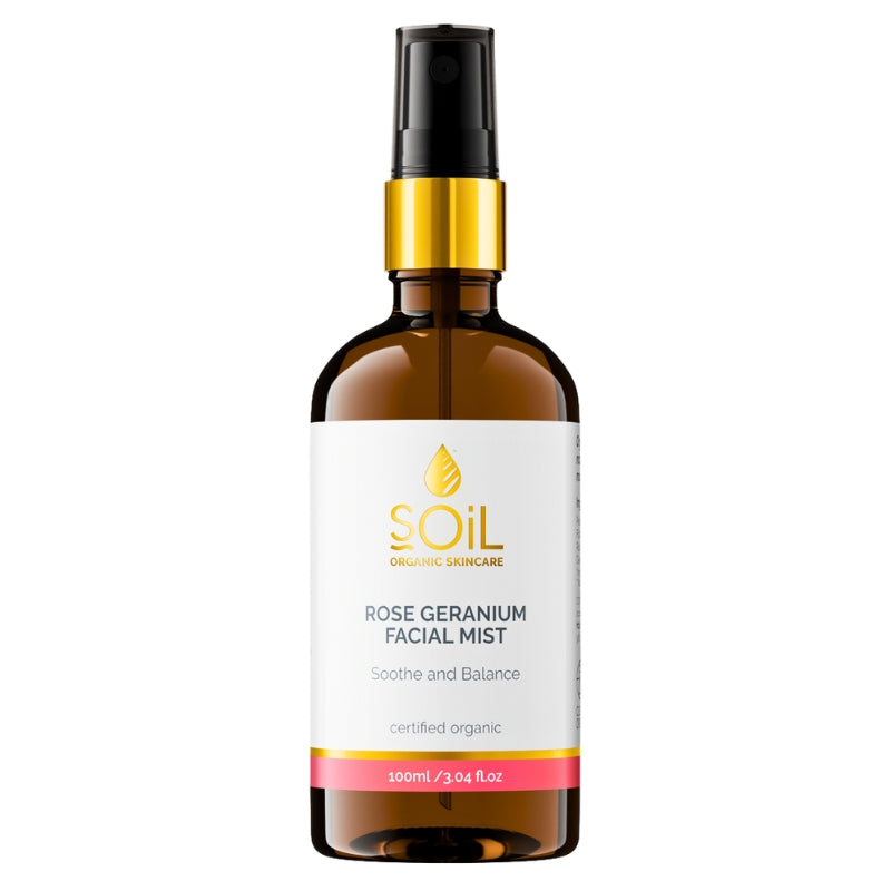 Soil Organic Rose Geranium Facial Mist
