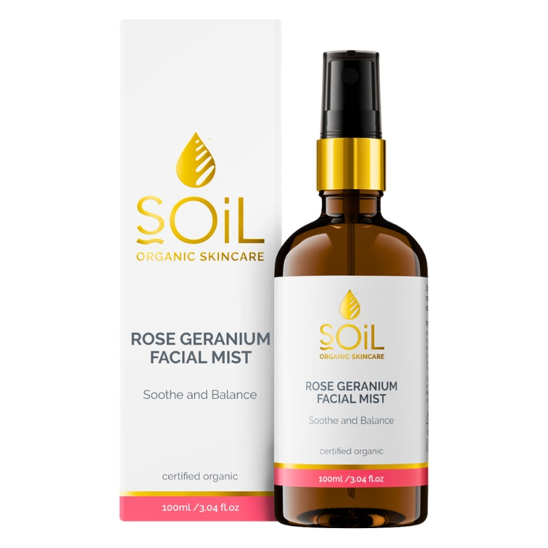 Soil Organic Rose Geranium Facial Mist
