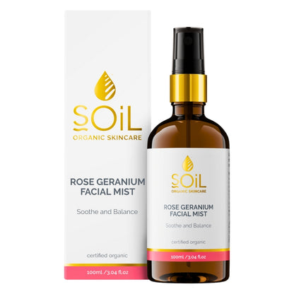Soil Organic Rose Geranium Facial Mist