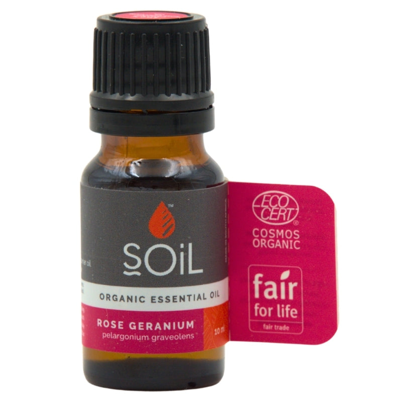 Soil Organic Rose Geranium Essential Oil