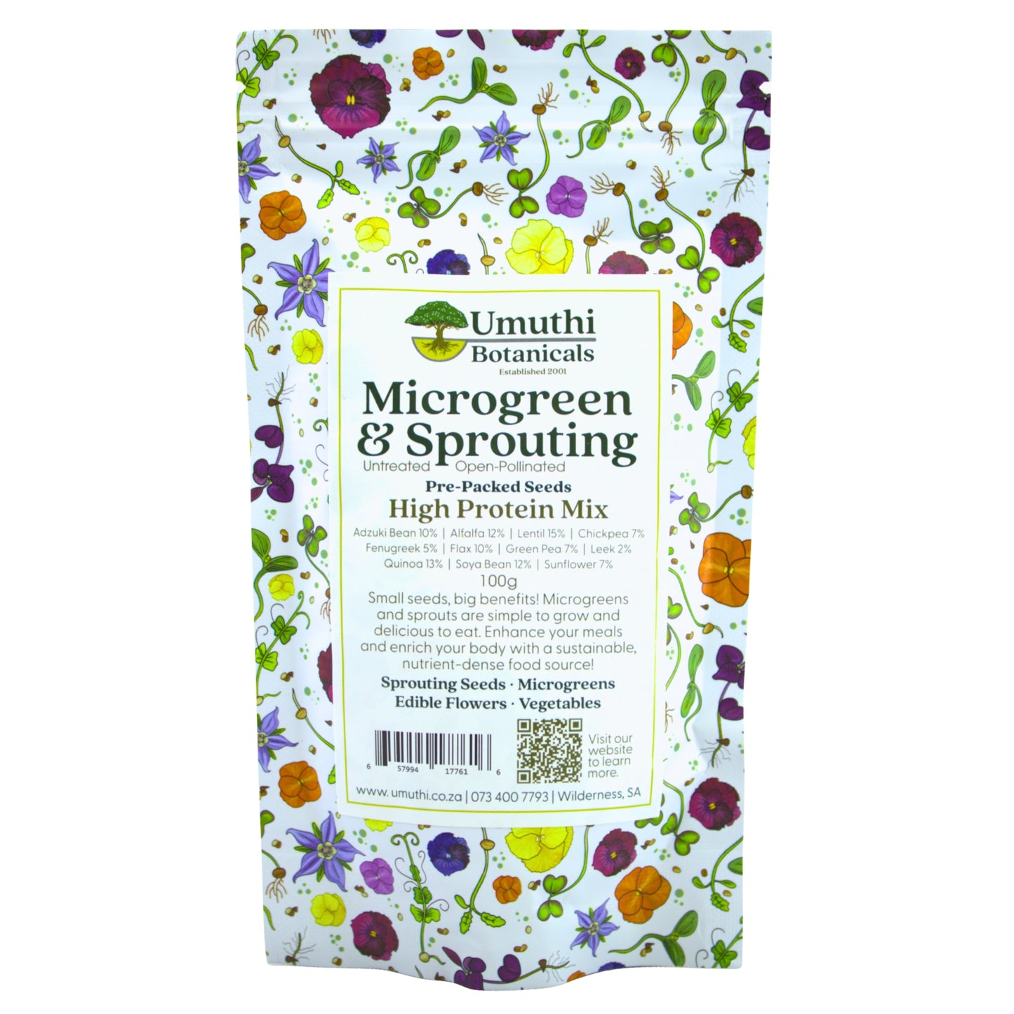 Umuthi High Protein Mix Sprouting Seeds (100g)