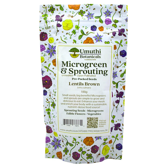 Umuthi Brown Lentil Sprouting Seeds