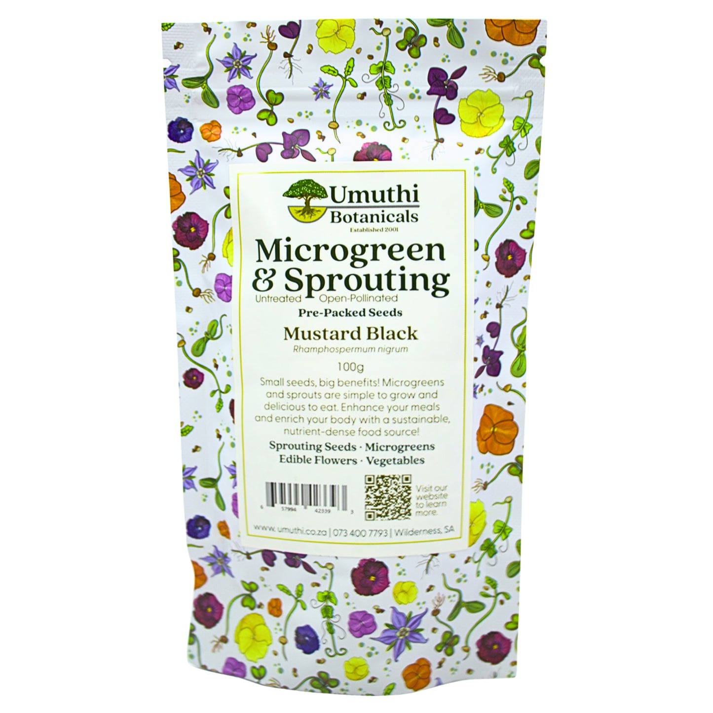Umuthi Black Mustard Sprouting Seeds