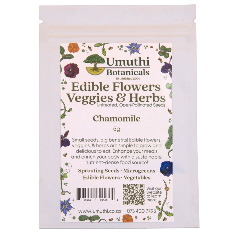 Umuthi Chamomile (Edible Flowers) Growing Seeds