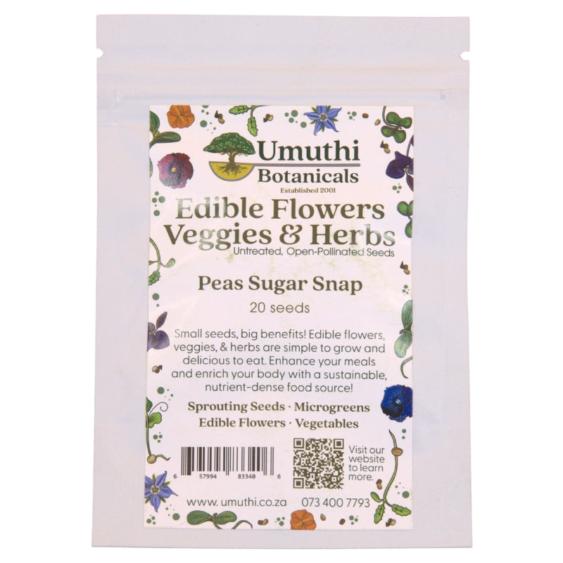 Umuthi Peas (Sugar Snap) Growing Seeds