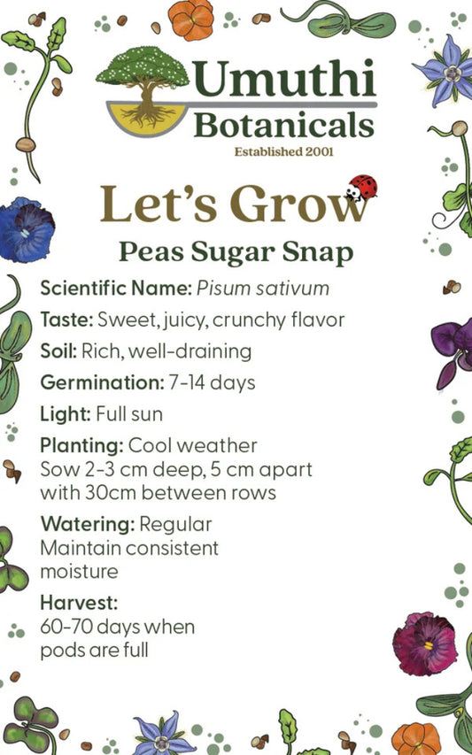Umuthi Peas (Sugar Snap) Seeds