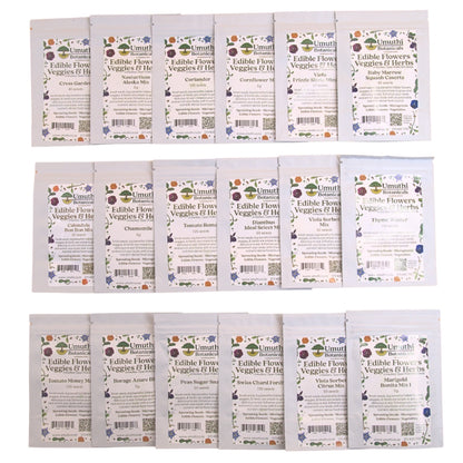 Umuthi Viola Sorbet Citrus Mix (Edible Flowers) Growing Seeds