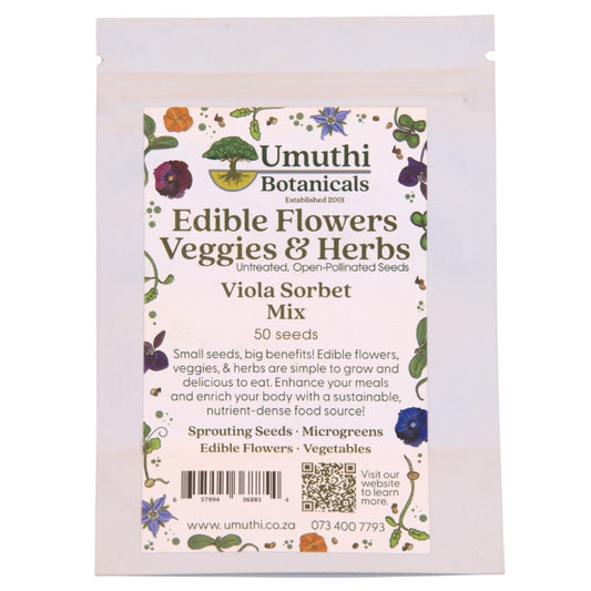 Umuthi Viola Sorbet Mix (Edible Flowers) Seeds
